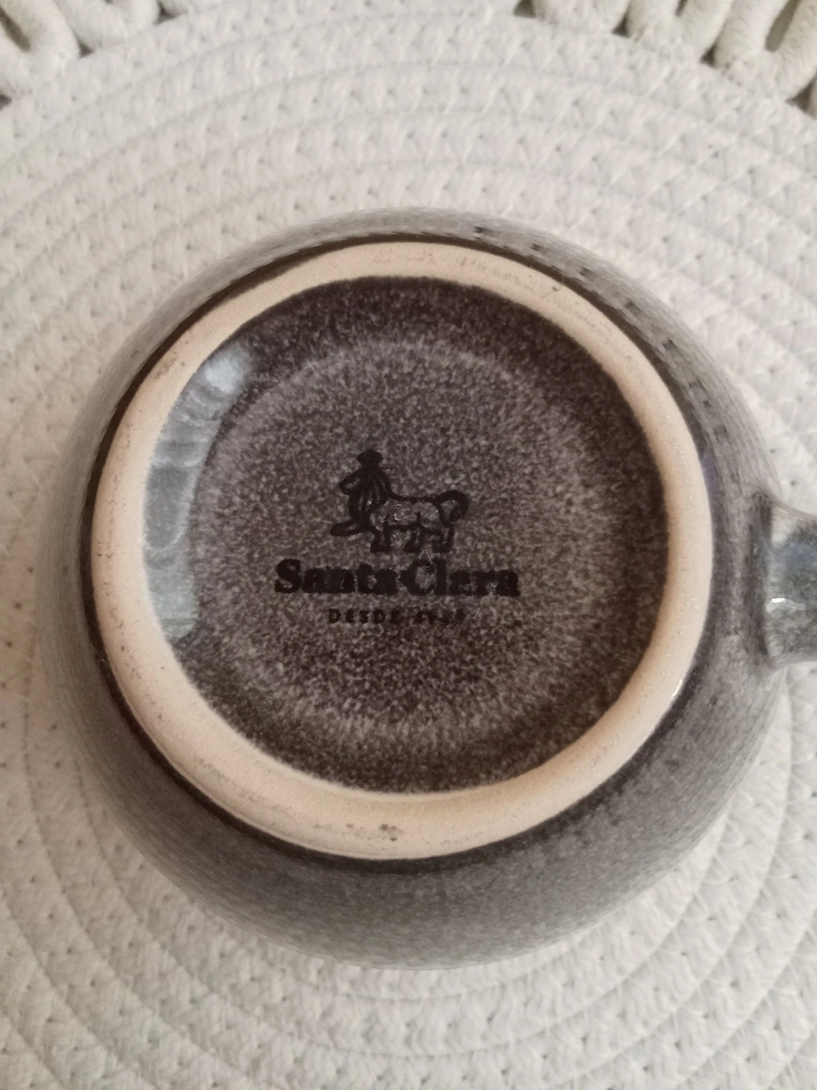 Taza cinza Santa Clara nova com etiquetas de cerâmica – photo 7